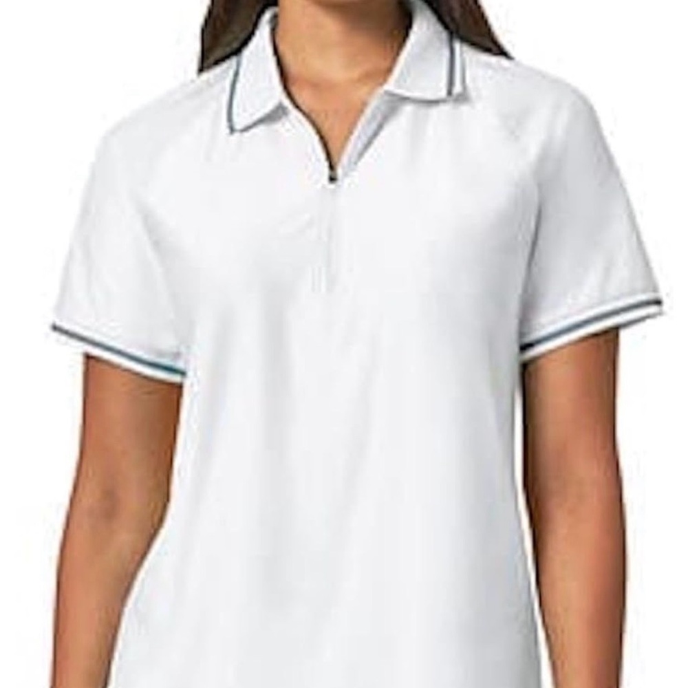 White polo shirt